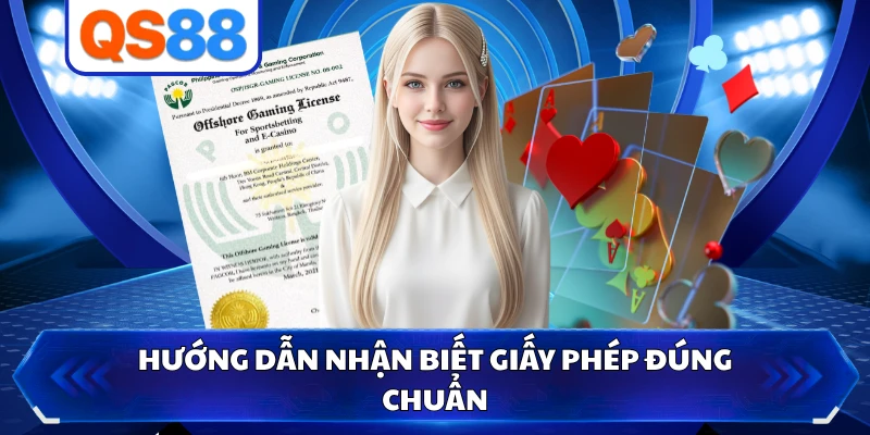 Hướng dẫn nhận biết giấy phép đúng chuẩn