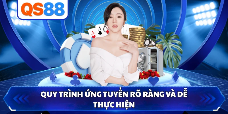 Quy trình ứng tuyển rõ ràng và dễ thực hiện